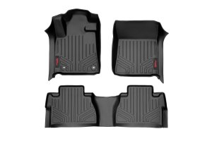 Toyota Tundra Floor Mats - Front + Rear - Rough Country - Floor Armor - '14-'21